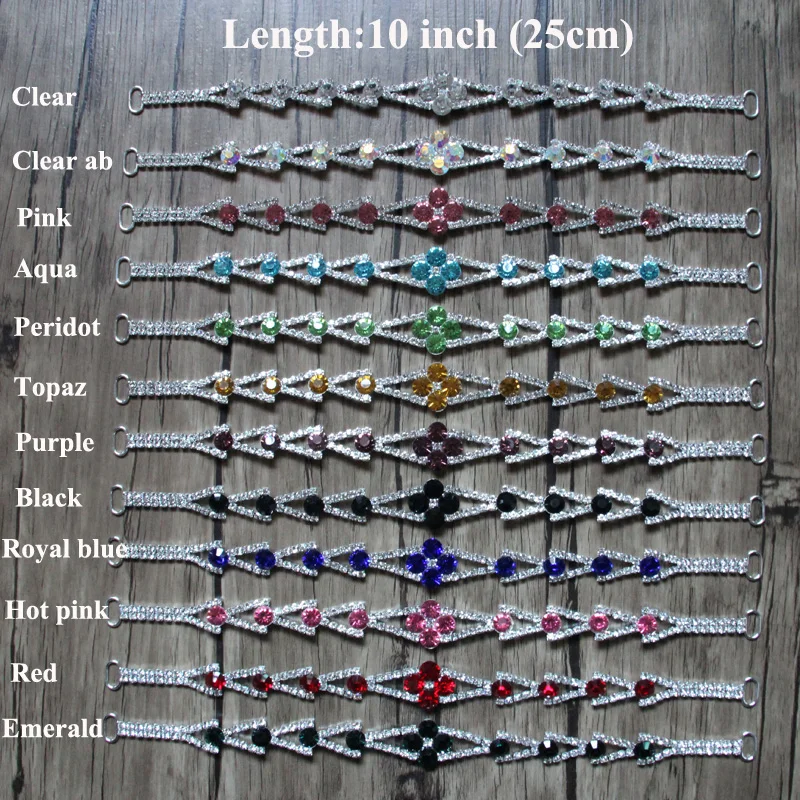 Бесплатная доставка 24 шт./лот 10 дюймов для невесты со стразами соединитель бикини