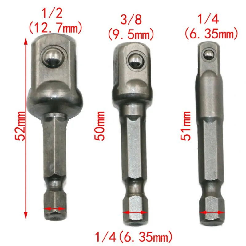 Набор сверл с шестигранной головкой 8 шт. гайкой хвостовиком 1/4 &quot3/8&quot