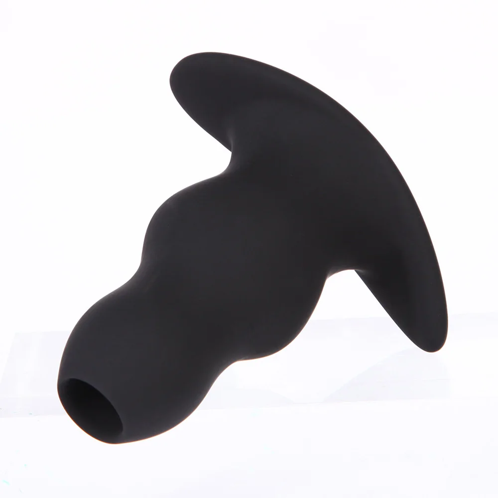 Silicone Hollow Dildo Butt Plug Anal Sex Toys For Women Men Prostate Massager Expanding Anus Dilator Enema Nozzle Wash Cleani L1 | Красота и