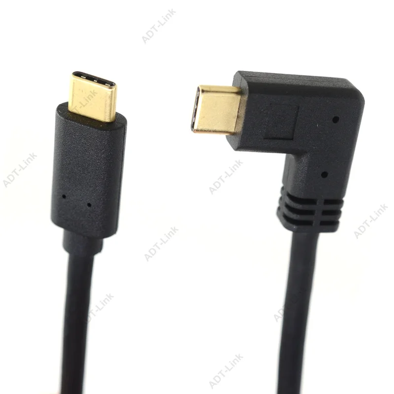 Кабель USB Type C 2 м 1 0 6 3 мобильный телефон кабели USBC к Угловой кабель для быстрой