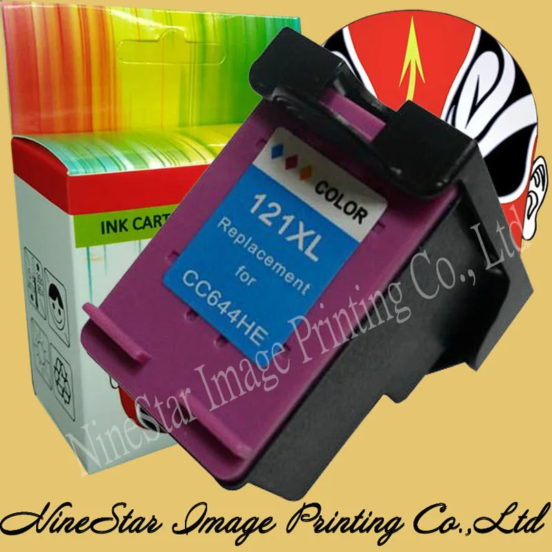 2PK 121 121XL черные и цветные чернила для HP CC641HE CC644HE Deskjet D2563 F2483 F4283 F4583 C4683 e110 |