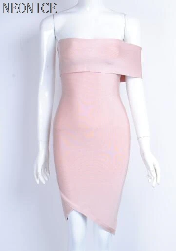 Новинка 2017 Бандажное платье эластичное облегающее женское на день рождения