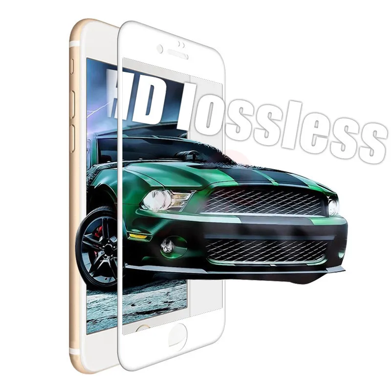 2.5D 9H полное покрытие защитное закаленное стекло для iPhone 7 6s Plus Защитная пленка