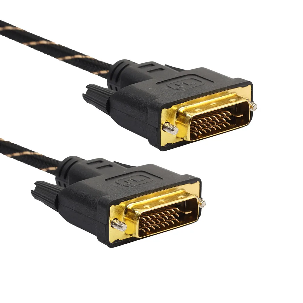 Кабель связи EPULA с ЖК-экраном и цифровым монитором DVI D 3/1 золотой 24 + 1 Pin двойной