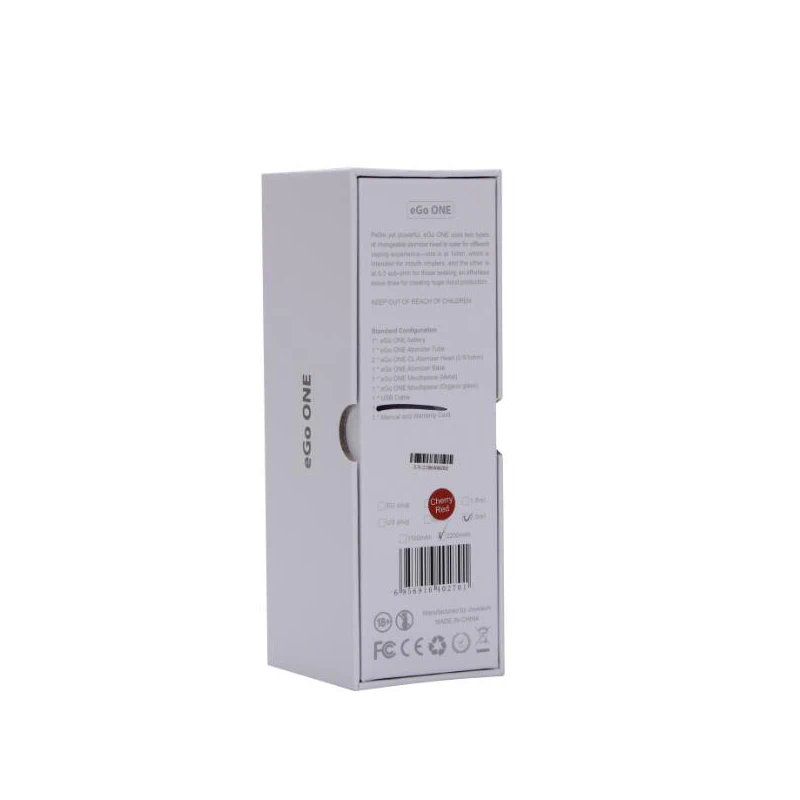 Оригинал Joyetech ego One Starter Kit 1100 мАч/2200 мАч батареи Vape с 1 8 мл/2 5 мл бак пульверизатора