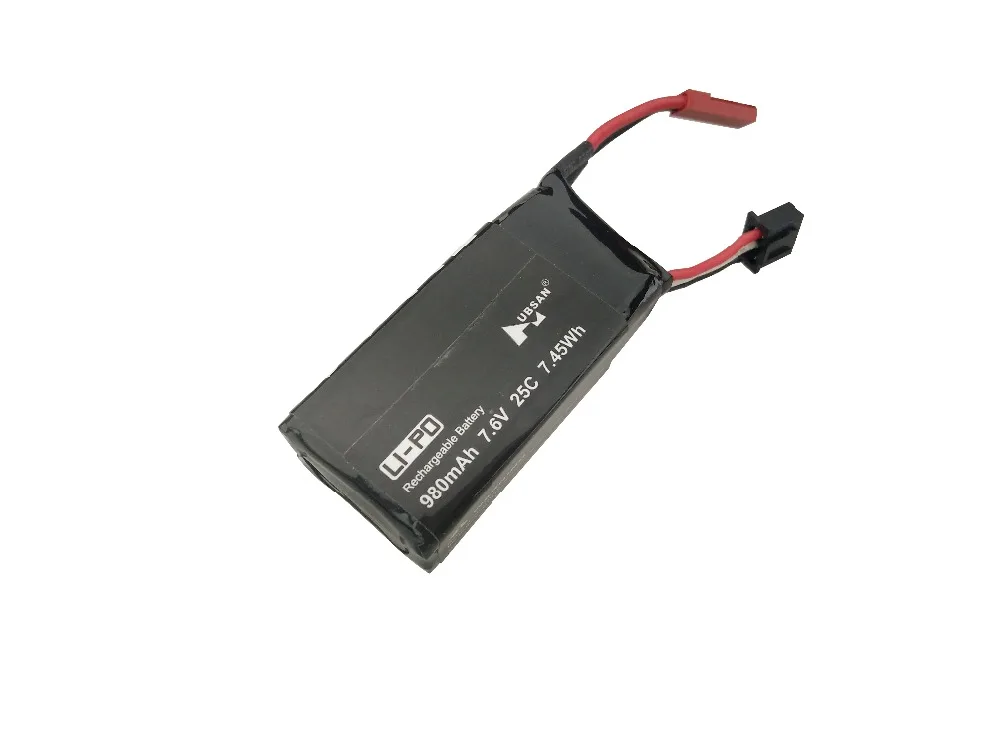 2PCS 7.6V 980mAh lithium battery for Hubsan H123D four-axis drone spare parts | Игрушки и хобби