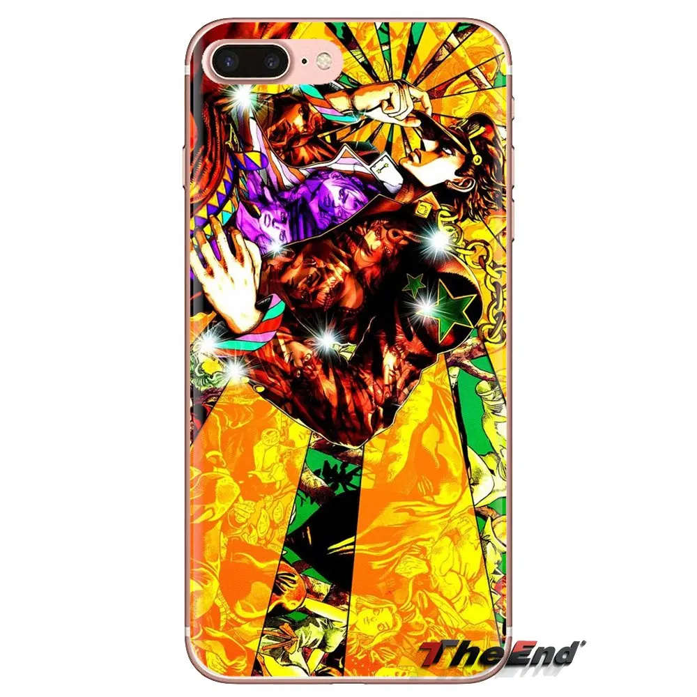 Необычные Приключения JoJo аниме для iPod Touch Apple iPhone 4 4S 5 5S SE 5C 6 6S 7 8 X XR XS Plus MAX мягкие