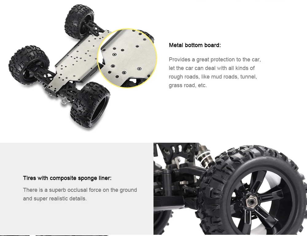 ZD Racing 9116 1:8 масштаб 4WD монстр грузовик без электронных частей комплект версия