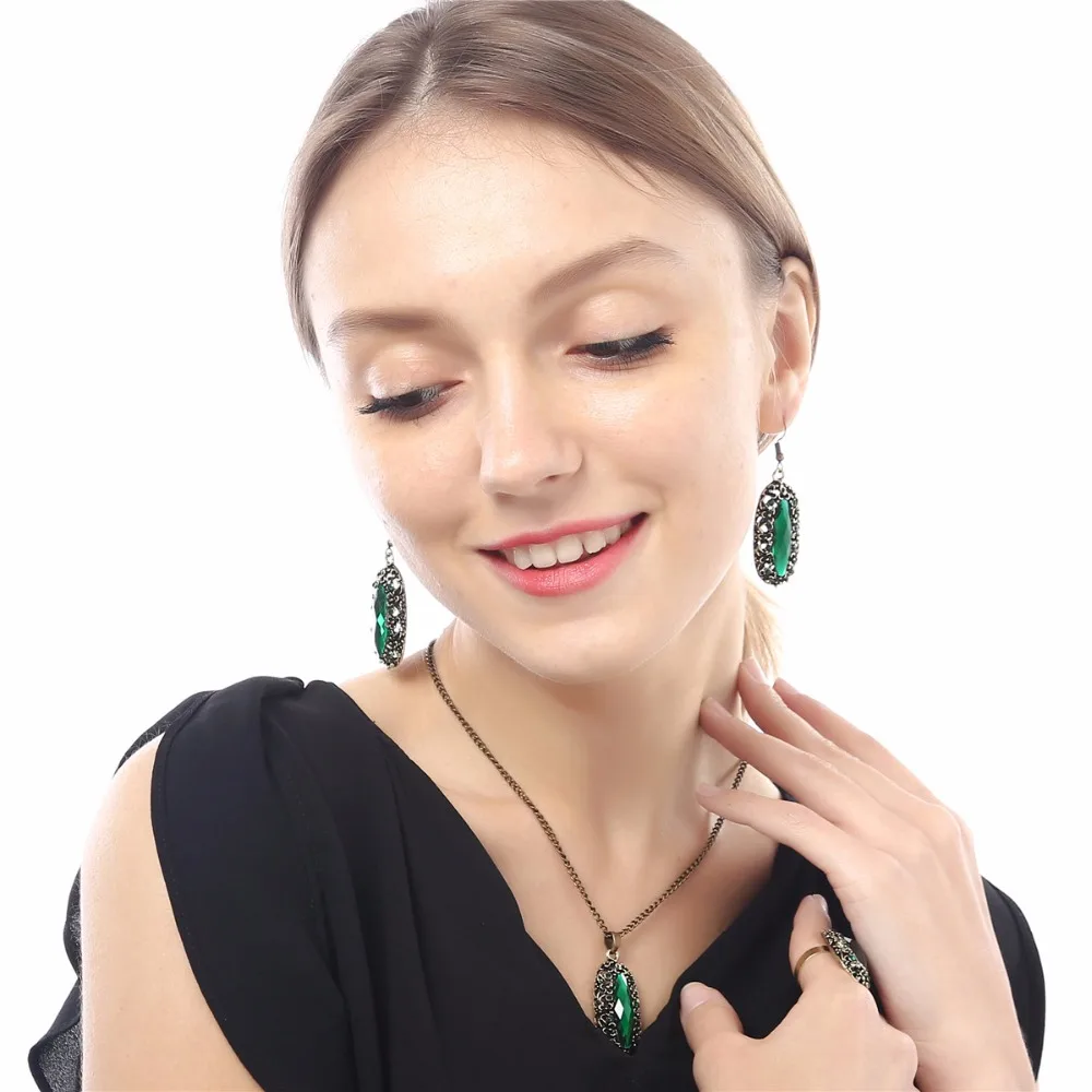 Комплект из колье и серёг с бронзовым покрытием|jewelry dictionary|necklace picturejewelry necklace silver |