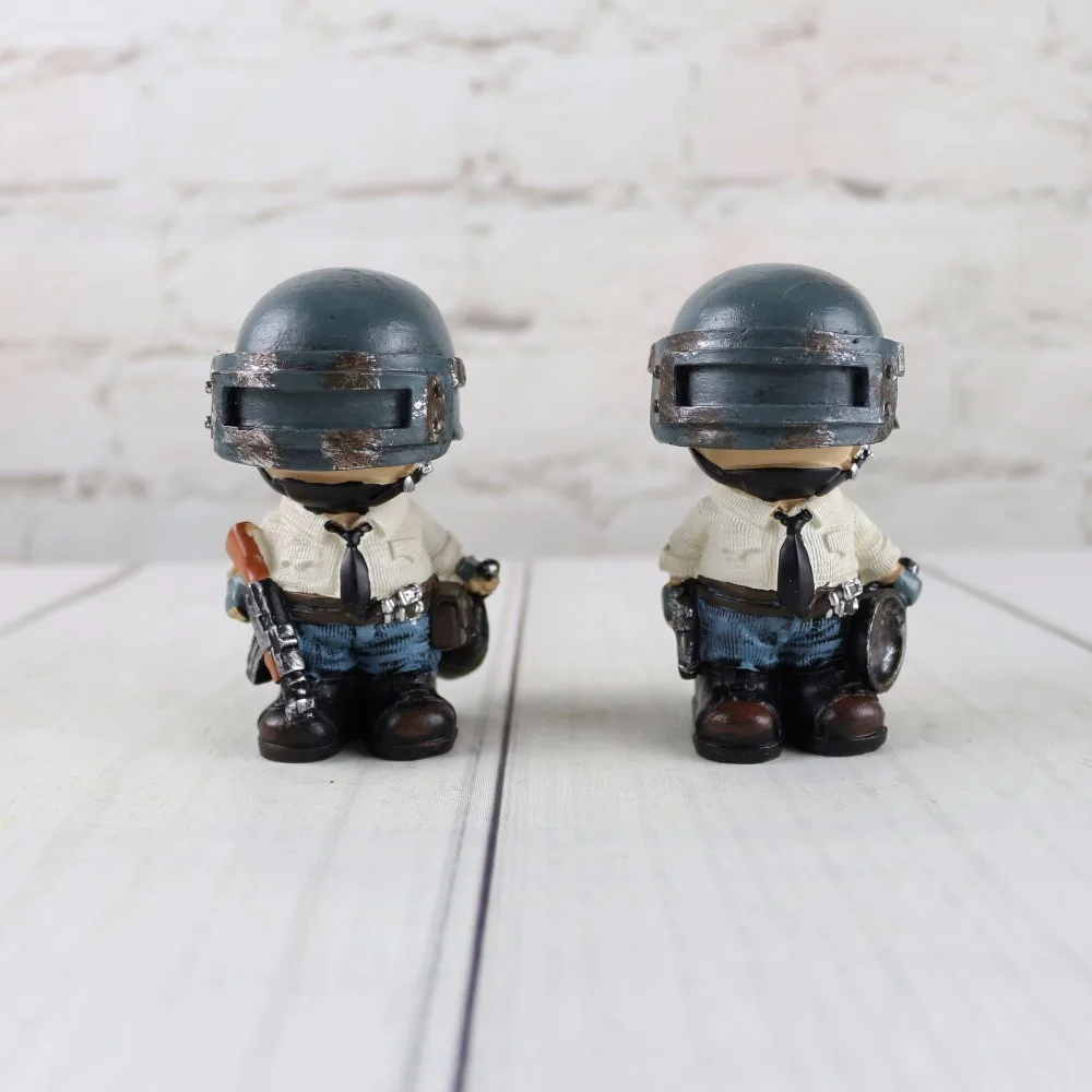 Новая мини экшн фигурка в стиле игры PUBG Playerunknowns Battlegrounds мультяшная с вибрирующей