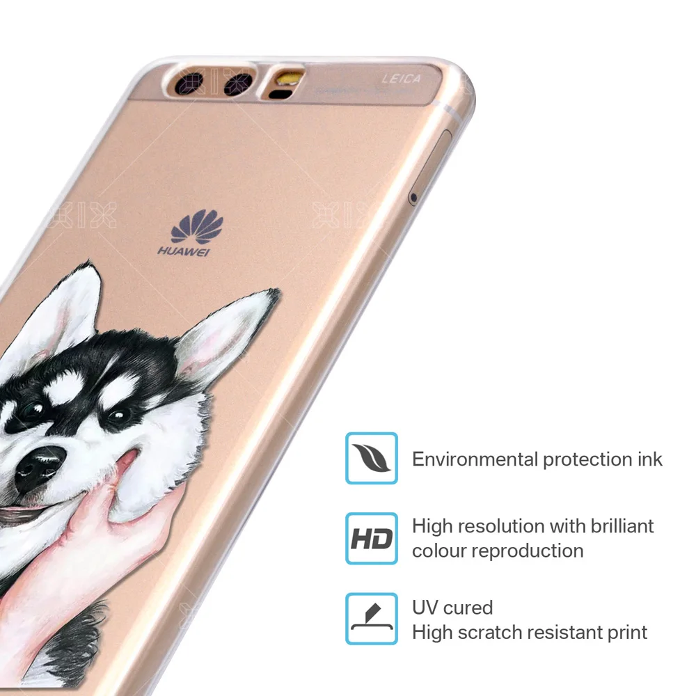 Для Huawei P8 Lite чехол собаки мягкий P9 2017 для P10 P20 Pro Plus P Smart Honor 9 Mate 10 Lite|cover for|cover coverscover