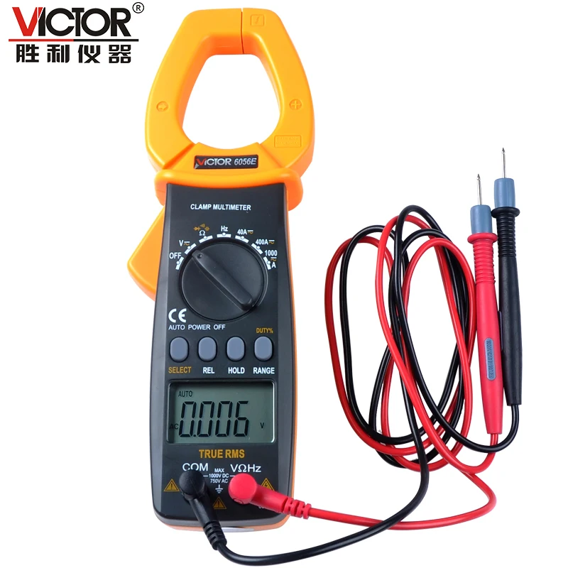 Victor VC6056E цифровой мультиметр с зажимом открывающийся на 55 мм портативный дизайн