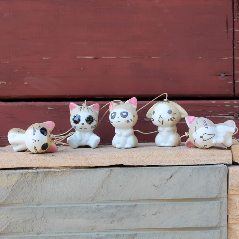 2 шт./лот колокольчики для ветра домашние креативные керамические ручной работы в