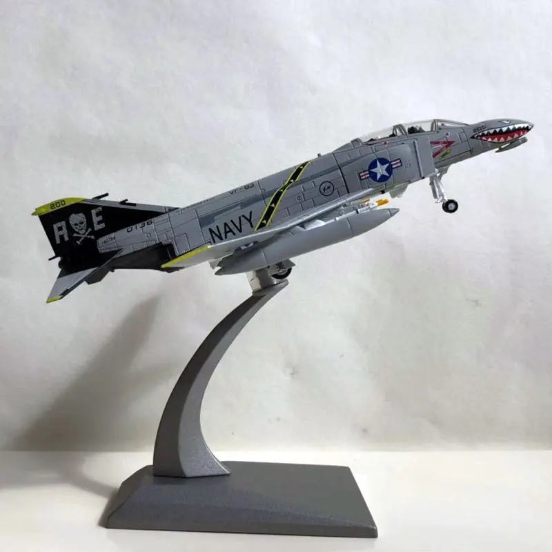 WLTK военная модель 1/100 весы F 4 Phantom II VF 84 веселый Роджерс боец литой металлический