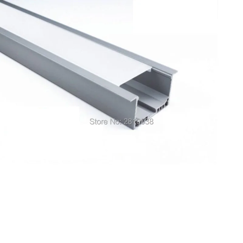 5 x 1M Sets/Lot  Large size T shape led strip profile and 65mm wide aluminium led channel profiles for ceiling wall recessed