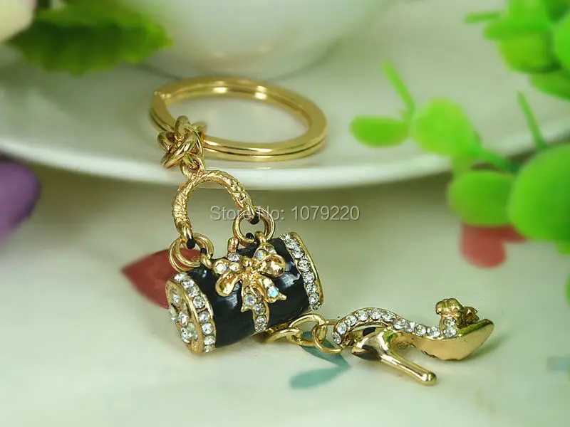 Черные сумки высота каблука искусственная бижутерия женская сумка подвеска