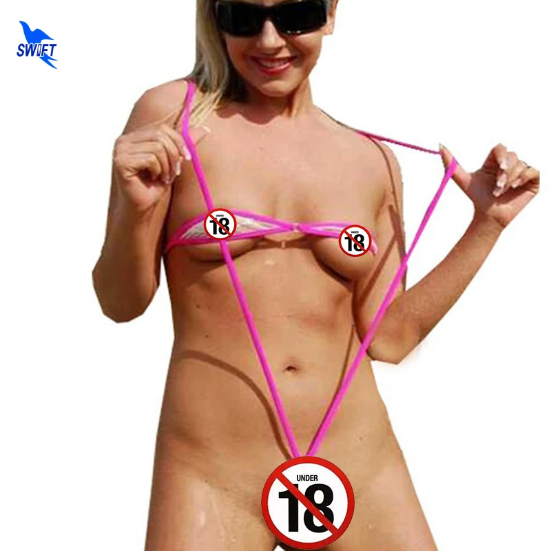 

Sexy Micro Bikinis Bandage Transparent Lace Bathing Suit Extreme Erotic Lingerie Costumes Thongs G String Beach Sunbath Swimwear