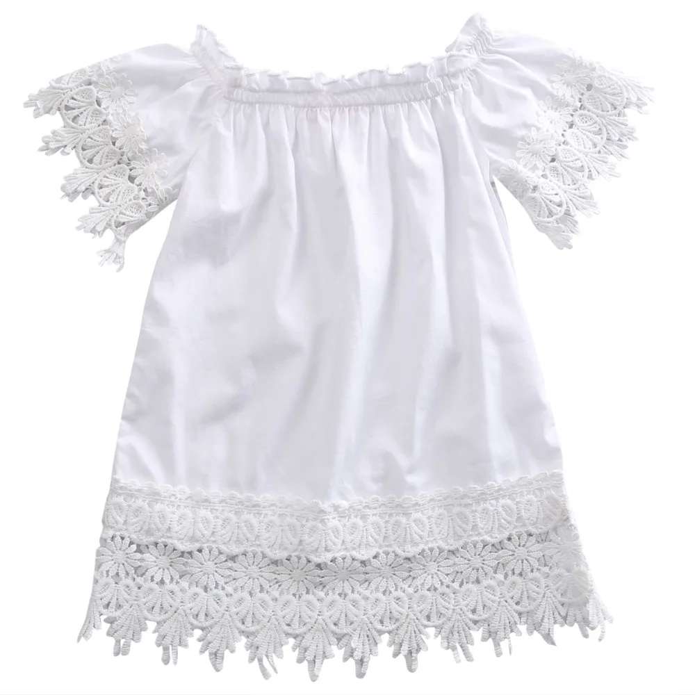 2017 повседневное кружевное платье принцессы для маленьких девочек