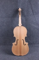 1 pcs 16 unfinished viola flame maple russian spruce top white viola body1 16