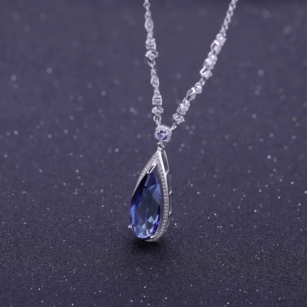 Женское Ожерелье GEM'S BALLET из стерлингового серебра 925 пробы с подвеской в виде