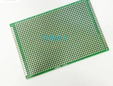 Placa de 2.54mm Placa de Conector de 1.6mm de Espessura Protótipo Pcb Camada 8*12 2 Painel Conselho Universal Duplo Lado Verde Pcs x 8 50×12 cm