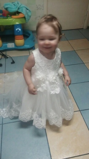 Элегантные детские платья из фатина белого цвета с кружевами для девочек на