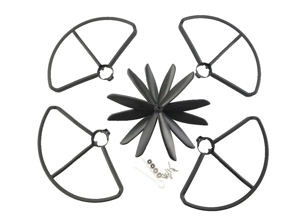 4 шт. защитный чехол с 3 лопастным пропеллером 4cps для MJX B2C B2W Bugs 2 RC Quadcopter Drone|propeller