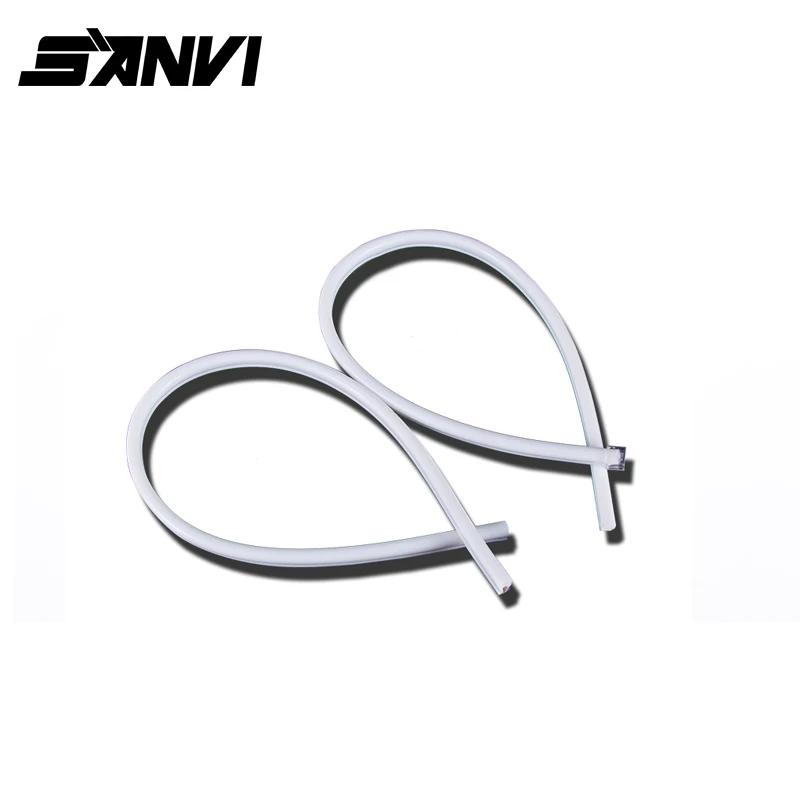 

Free ship SANVI LED Day Running Light 60cm 85cm LED Car Lights12V 6000K 13.5W 19W DIY Retrofit Kit Car-styling Auto Lighting