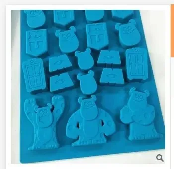 Силикон Кот шоколадный торт Мыло пудинг желе конфеты Ice Cookie Печенье плесень Пан