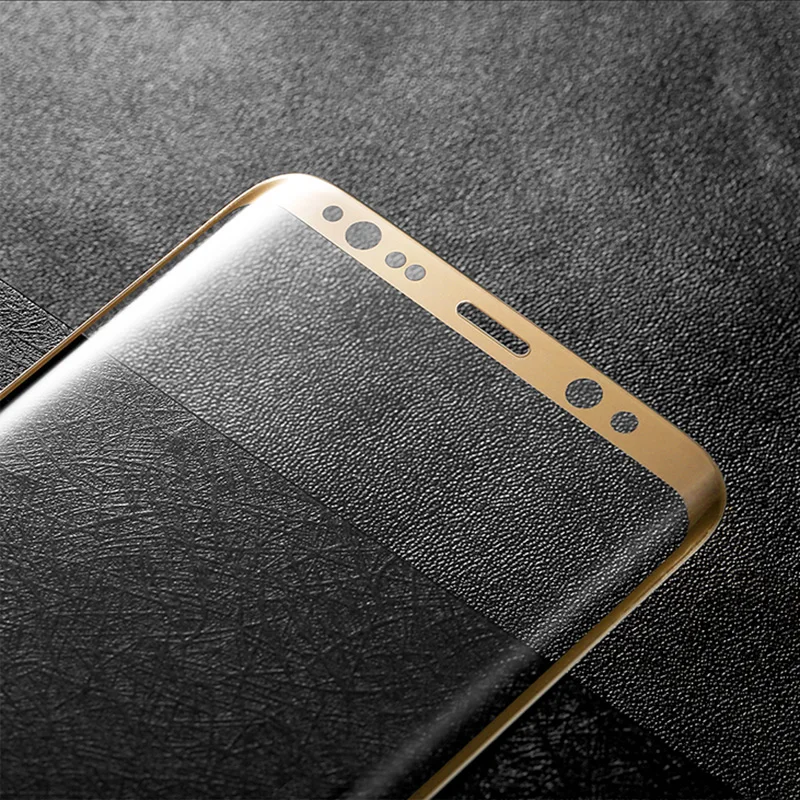 3D изогнутое полное защитное закаленное стекло для Samsung Galaxy S8 + plus S7 Edge Бесплатная