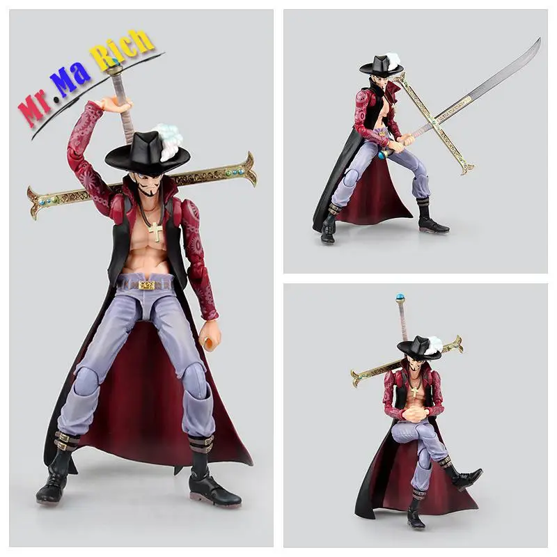 Аниме один кусок вариант Dracule Mihawk переменная Vah герои Brinquedos ПВХ фигурка Juguetes