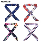 Новинка 2018, тонкая сумка для галстука, узкий шарф с ручкой, маленькая декоративная сумка с шарфом и лентой, узкий длинный шарф