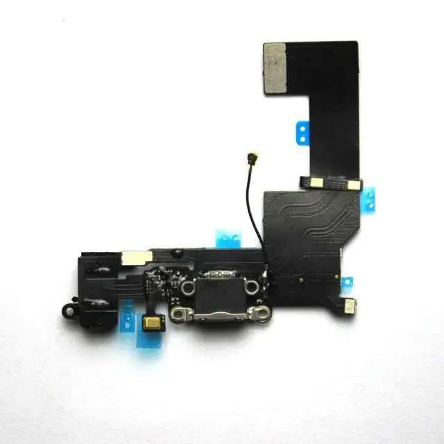Оригинальный USB порт для зарядки с микрофоном разъем наушников Felx кабель iphone 5 5G 5C