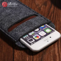 for iphone 7 wool felt for iphone 7 8 plus card insert cover for iphone x portable phone bag fundas cell phones bags shell