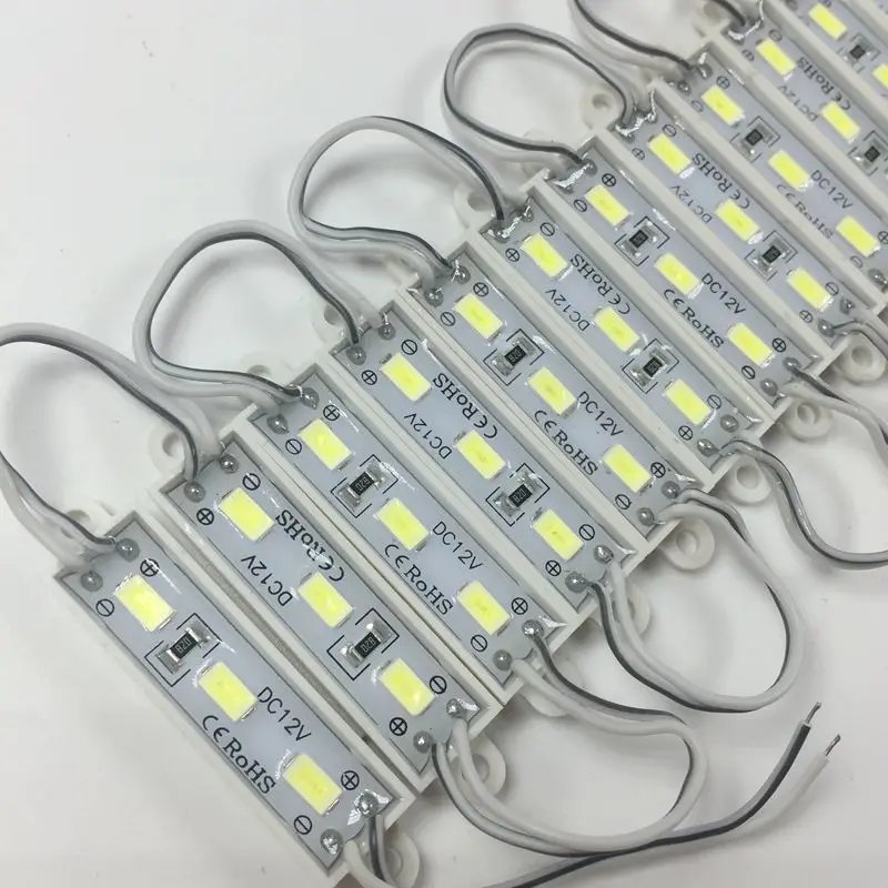 2000 шт./лот LED модуль 5730 3 DC12V водонепроницаемый рекламный дизайн Светодиодные
