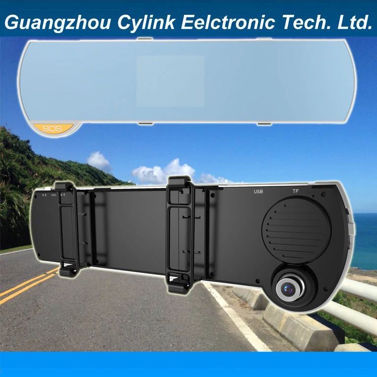 2.5&quot HD 720P Car Rearview Mirror DVR Recorder with Anti-shake camera SOS Locking Video G-Sensor Cyclic Record | Автомобили и