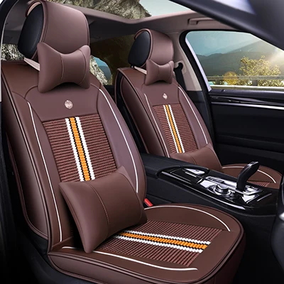 Ice silk автокресла подходит для Lexus rx nx rx300 GX460 GX470 GX400 RX580 автомобильные аксессуары - Название цвета: coffee have pillow