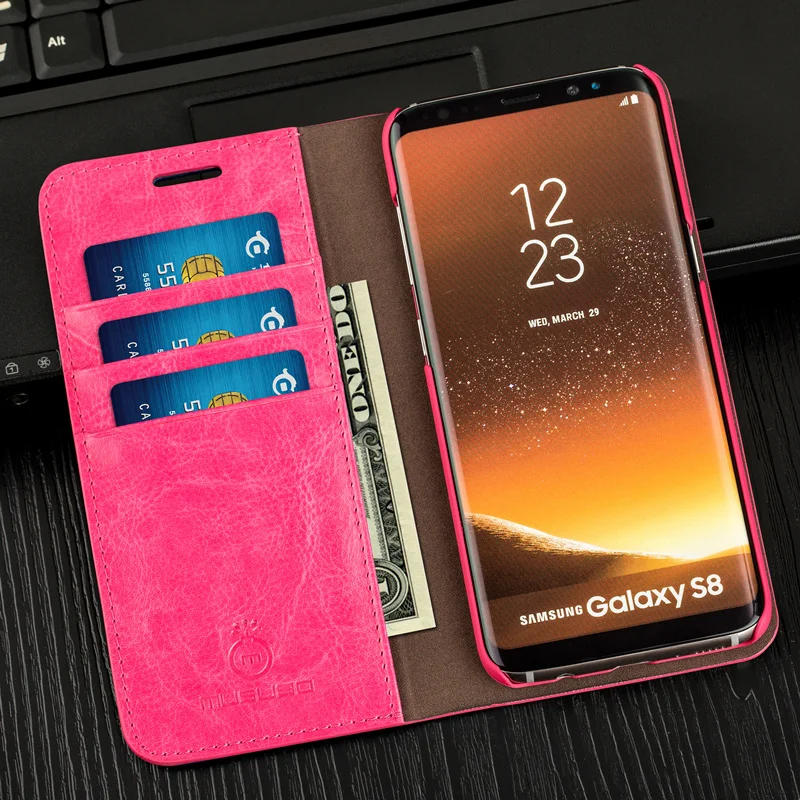 Роскошный женский кожаный чехол кошелек Musubo для iPhone Xs Max 7 8 6s Plus Samsung Galaxy S20 Ultra S10 + S9