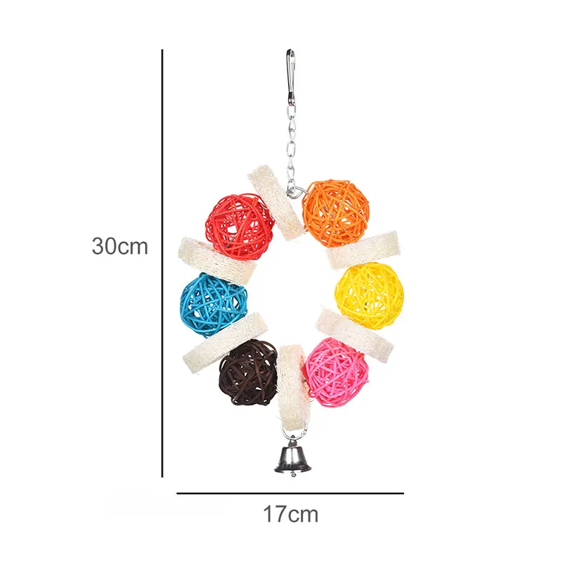 10 стилей игрушка Попугай деревянные птицы стоящая Жевательная стойка игрушки шарик в форме сердца, звезды Попугай Игрушка птица игрушки аксессуары поставки 24
