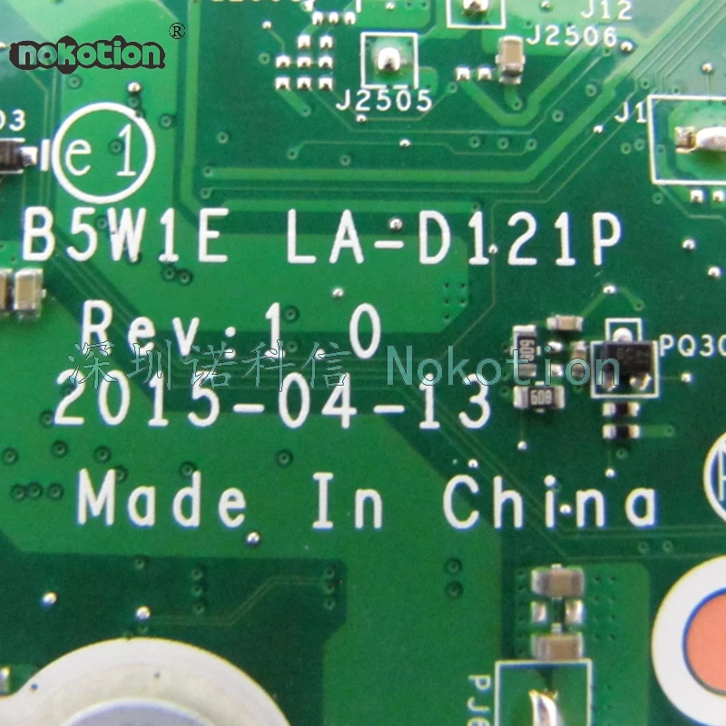 NOKOTION Новинка B5W1E LA D121P NBG2K11002 NB.G2K11.002 материнская плата для ноутбука acer Aspire ES1 520