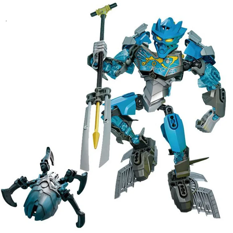 Новые поступления XSZ 707/710 серии Bionicle CALI Master of water строительные блоки наборы