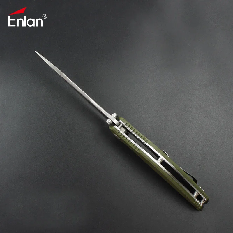 Складной нож Enlan EW054 8Cr13Mov клинок рукоятка G10 ножи с подвесным зажимом для кемпинга