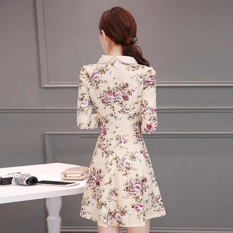 Плюс большие размеры женская одежда 2018 весна-осень корейский vestidos сладкий Новая