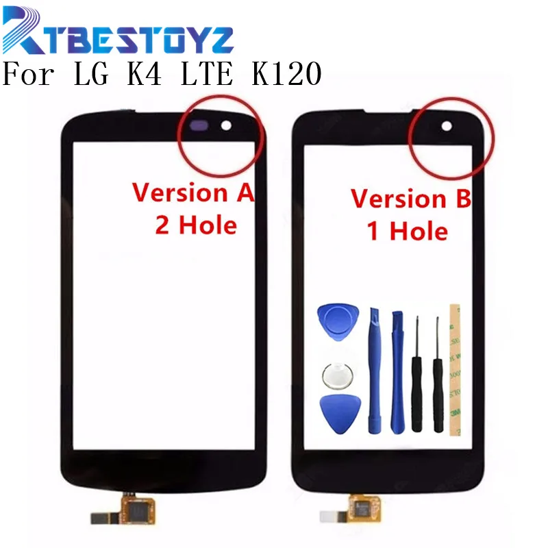 RTBESTOYZ K120 4 5 дюймов 100% протестированный для LG K4 LTE K120AR K120E K121 K130E дизельный сенсорный