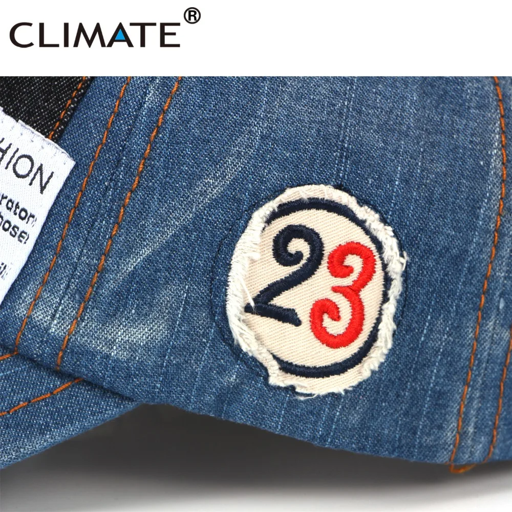 Мужские джинсовые бейсболки высокого качества модные кепки крутые регулируемые