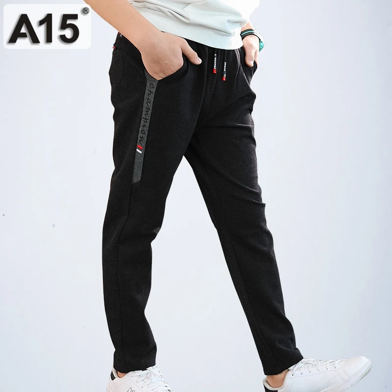 Штаны для мальчиков хлопковая одежда мальчиков-подростков Детские дизайнерские