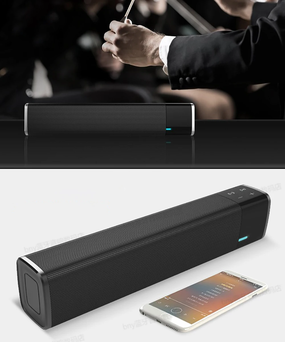 SL-1000S беспроводной динамик BT Soundbox сабвуфер динамики Soundbar Колонка усилитель звуковой ящик TF AUX NFC портативный Lound Динамик s