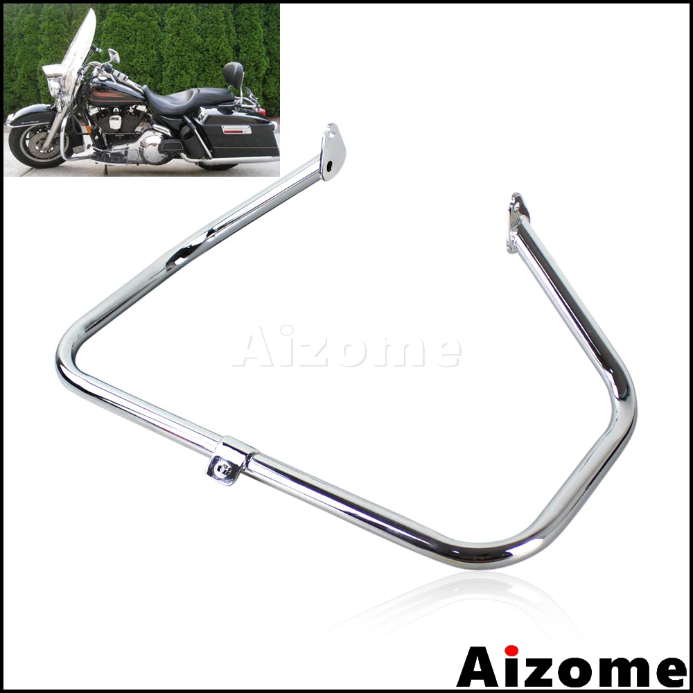 Защита двигателя для Harley Road King FLHR Crash Bar ультра Классический Электрический Glide FLHTK Street Glide FLHTCU FLHX FLHXS FLHT 97-2008