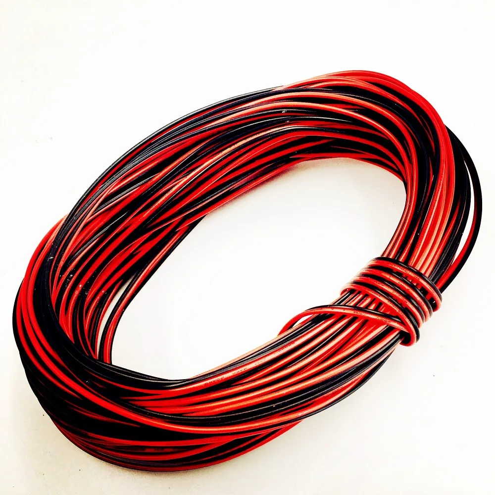 Удлинительный провод 5 м/10 м/20 м/30 м 22awg 20AWG 2Pin соединительный кабель шнур для ленты