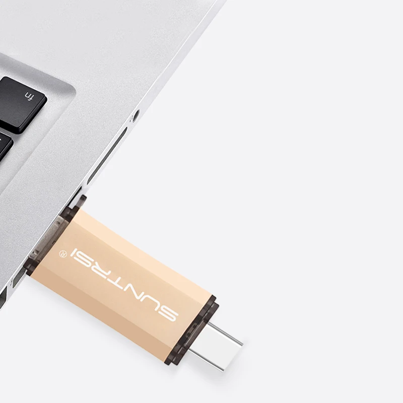 Suntrsi USB флеш накопитель 3 0 OTG Type C 64 ГБ 32 16 8 флешка индивидуальный принт логотип